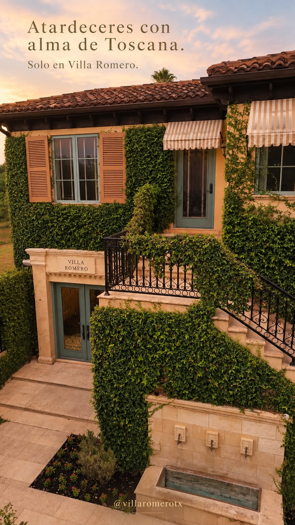 Villa Romero entrance in Weslaco, Texas