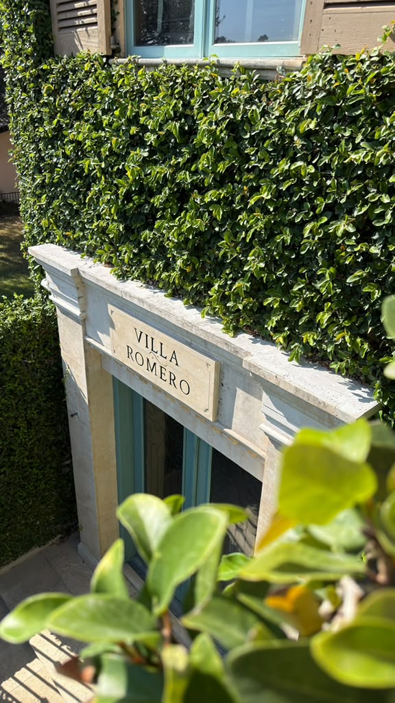Villa Romero entry and garden detail for editorial sessions